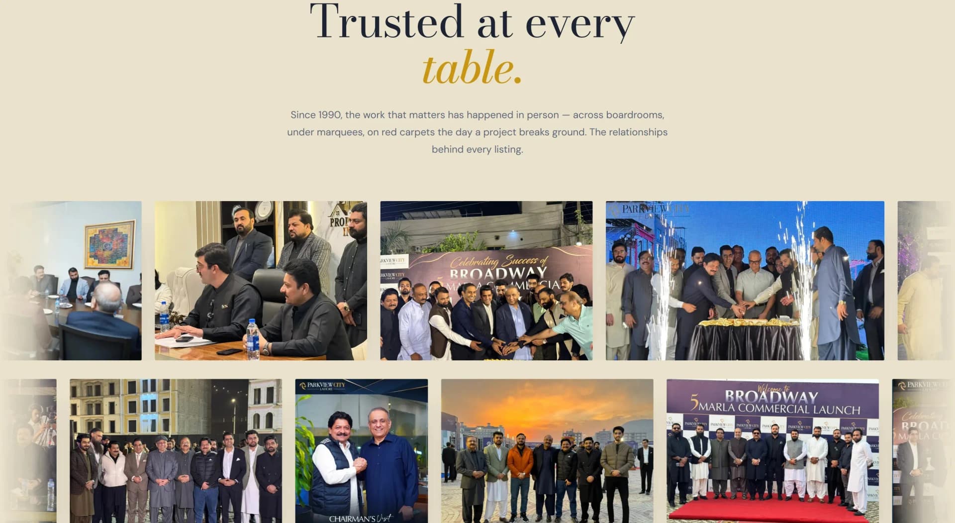 Partnerships, Presence & People